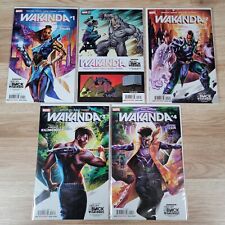 Wakanda #1-4 1st Print Cover A 2nd Print Marvel Comic Lot of 5 picture