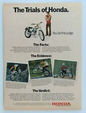 1973 Honda Trail 125 Vintage Trials Of A Honda Original Print Ad-8.5 x 11