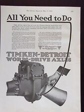 1916 Timken-Detroit Worm-Drive Axles Advertisement  picture