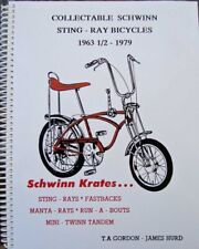 BOOK Collectable Schwinn Sting-Ray Bicycles 1963-1/2 to 1979 Stingray James Hurd picture