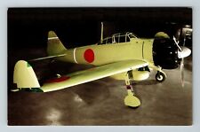 Airplane, Mitsubishi A6M2 Zero  Vintage Souvenir Postcard picture