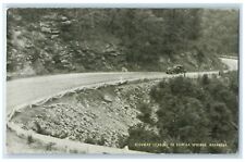 c1940 Highway Leading Eureka Springs Arkansas Conoco Touraide Station Postcard picture