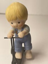 Vintage ENESCO -  Country Cousin Scooter Riding His Scooter   Retired picture