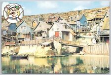 Anchor Bay, Malta Vintage Postcard, Sweethaven Village, Popeye Village picture