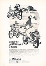 1966 Yamaha Motorcycle Bike Original Advertisement Print Art Ad J924 picture