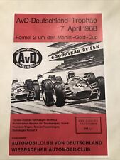 AWESOME AvD -DEUTSCHLAND -TROPHAE APRIL 1968 POSTER picture