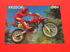 Original 1984 Honda XR250R Dealer Sales Brochure picture