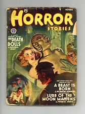 Horror Stories Pulp Oct 1940 Vol. 10 #2 VG picture