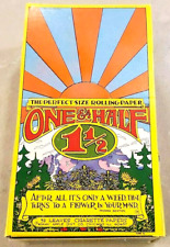 Adam's Apple One & Half Vintage 1 1/2 Rolling Papers BOX 24/PK 32 Lvs/Pk USA Spd picture