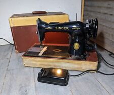 Vintage 1952 Singer Model 15-91 Sewing Machine with Case, Pedal picture
