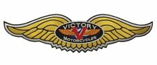 Victory Motorcycles Iron On/ Sew On Biker Back Patch (XXL-11 Inch) YLW picture