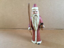 Vintage Collectible Father Christmas Santa With Staff & Bell 1991 picture