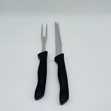 Vintage Ginsu Pair Of Knife & Carving Fork picture