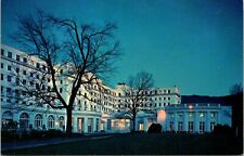 Vintage West Virginia Postcard Greenbrier White Sulphur Springs Resort Night  picture