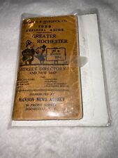 1929 Official Guide to Rochester NY City Guide With Map Vintage Unique And Rare picture