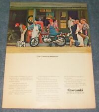 1974 Kawasaki Z-1 Vintage Motorcycle Ad 