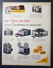 1962 Print Ad Kodak Projectors Carousel Projector Automatic Cameras picture