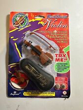 2001 MINIATURE TOY VIOLIN Imperial Real Sound Violin Plays Songs Vintage Toy NEW picture