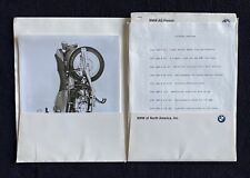 1985 BMW Motorcycle Factory Press Kit Photos R80 R80RT R65 R80GS K-Series picture