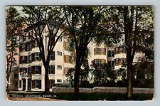 Bangor ME, Colonial Apartments, Maine c1917 Vintage Postcard picture