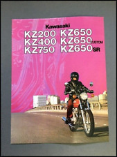 1979 Kawasaki Motorcycle Bike Vintage Brochure Catalog - KZ200 KZ750 KZ650 KZ400 picture