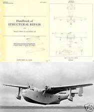MARTIN MARINER REPAIR MANUAL 1940's Flying Boat PBM Navy historic archive detail picture