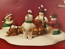 Hallmark Keepsake Candle Base with 4 Ornaments Waiting for Santa 2003 picture