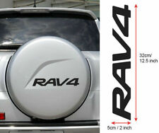 Rav4 Toyota Rear Wheel Cover Vinyl Stickers SUV 4x4 Car Decal black white red picture