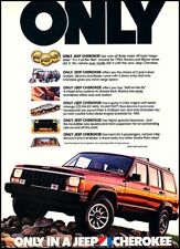 1985 Jeep Cherokee Original Advertisement Print Art Ad J832A picture