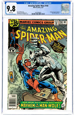🔥 AMAZING SPIDER-MAN #190 CGC 9.8 1979 WHITE PAGES NEWSSTAND EDITION MAN-WOLF picture