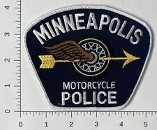 MN Minnesota Minneapolis Motorcycle Police Motors patch picture
