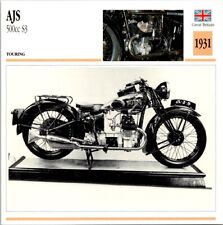 AJS 500cc S3 Touring 1931 Great Britian Edito Service Atlas Motorcycle Card picture