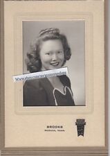 Ardis Dran-1945 Original Graduation Photo-McCook Nebraska-Brooks Photographer  picture