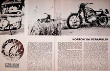 1967 Norton 750 Scrambler - 4-Page Vintage Motorcycle Road Test Article picture