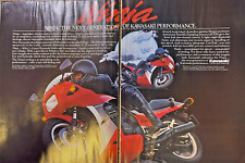 1984 Vintage Magazine Advertisement Kawasaki Ninja Motorcycles picture