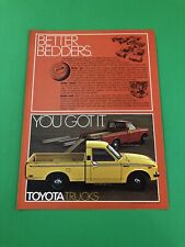 1977 1978 TOYOTA SR5 SPORT PICK UP TRUCK ORIGINAL PRINT AD ADVERTISEMENT picture