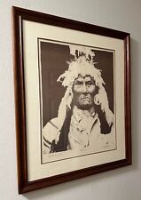 RARE 1978 Arthur Moyano Native American Art, Yellow Bull, Signed, Authenticated picture