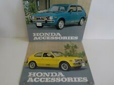 HONDA 1st Generation 1970s CIVIC Used ORIGINAL Dealer HONDA ACCESSORIES SHEETS picture