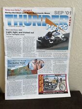 Harley Davidson Buell Motorcycle News Thunder Press SEPT 2001 Magazine picture