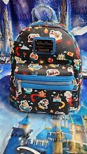 Disney Parks Loungefly Disneyland Icons Dole Whip Haunted Mansion Backpack NWT picture