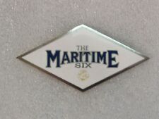 RARE 1913-14 The Maritime Six LTD Radiator Badge Enamel Vintage Trim Sign Emblem picture