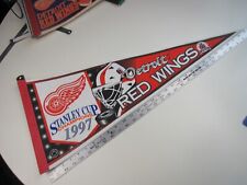Vintage 1997 NHL Detroit Red Wings Stanley Cup Champions Pennant BIS picture