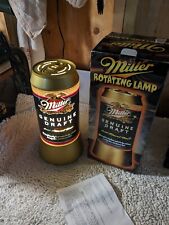 MILLER GENUINE DRAFT BEER ROTATING LAMP SIGN 14