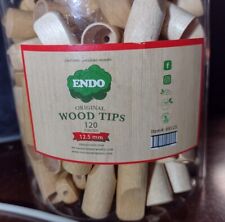 Endo Wood Filter Tips 12mm (10 Pack) Cigar Size picture