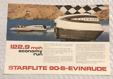 Vintage 1964 Evinrude Starflite 90-S Original Print Ad - Full Page picture