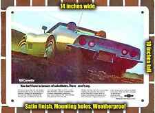 Metal Sign - 1969 Chevrolet Corvette 2- 10x14 inches picture