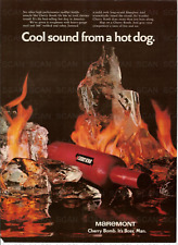 1971 Maremont Cherry Bomb Muffler Vintage Magazine Ad  Cool Sound From a Hot Dog picture