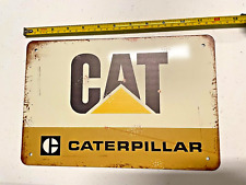 Caterpillar Tin Sign Heavy Equipment Tin Sign Metal Service Garage Shop Man cave picture