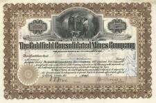 Goldfield Consolidated Mines Co. - Stock Certificate - Mining Stocks picture