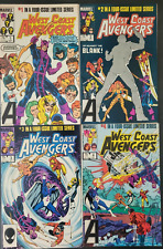 WEST COAST AVENGERS #1-4 (1984) MARVEL COMICS FULL COMPLETE SERIES HAWKEYE picture